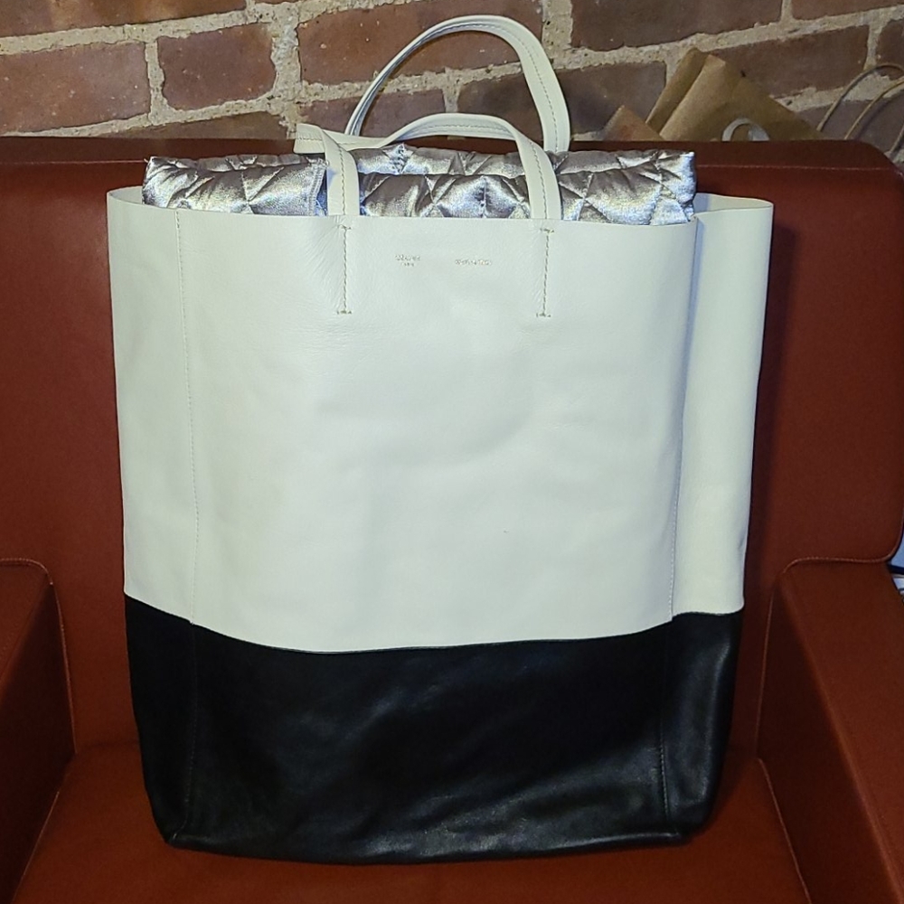 Celine Bi Cabas Vertical Tote